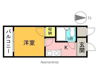 アンフィニィ西町【1階】の間取り