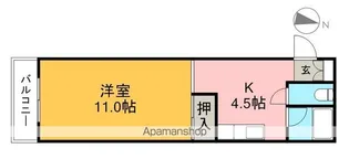 ハイスリー21Ⅱ【3階】の間取り