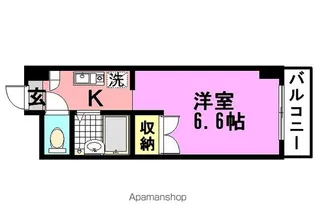 ブルーメ武庫之荘【3階】の間取り