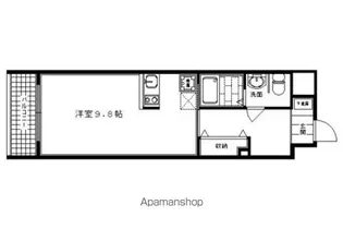 珠光ビル四条大宮II【3階】の間取り