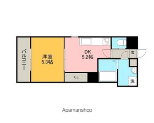 LA DOUCEUR片平【13階】の間取り