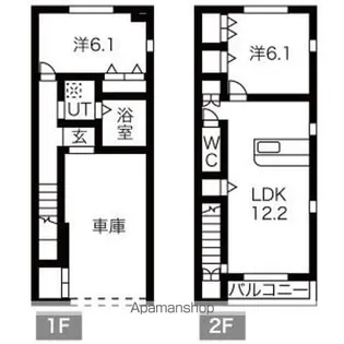 ノヴァンタノーベ【1階】の間取り