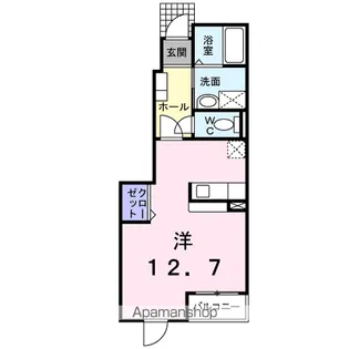 PRIM ROSEF【1階】の間取り