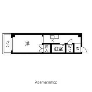 天満小塚ビル【202号室】の間取り