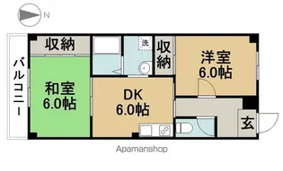 第2小崎ビル【3階】の間取り
