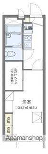 レオパレス小郡南【106号室】の間取り