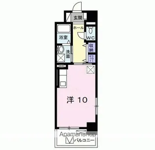 ラインスター三萩野【3階】の間取り