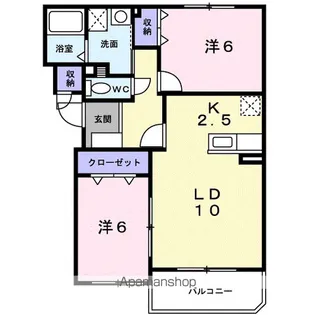 スピニッチ・フィールド【3階】の間取り