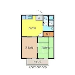 本熊荘【3号室】の間取り