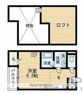 ルミカ産大前【1階】の間取り