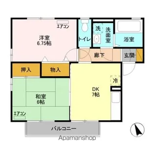 グランパルク C【1階】の間取り