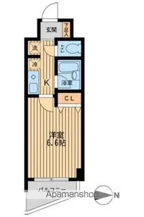 ドゥーエ西大島【4階】の間取り