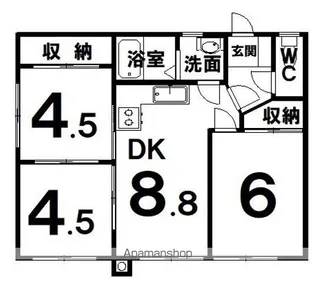 メゾン福泉【2階】の間取り
