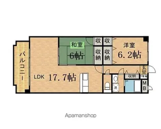 アティチヒロ【4階】の間取り