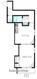 プレジール【3階】の間取り