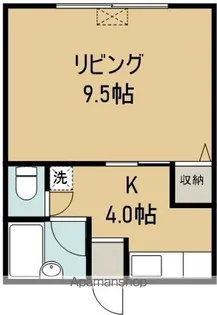 カーサドマーニ【207号室】の間取り