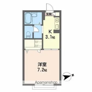 シャーメゾン・グリーンヒルズ【1階】の間取り