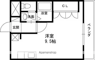エクセ・コート【1階】の間取り