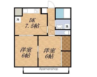 グランコート駒ヶ根【407号室】の間取り