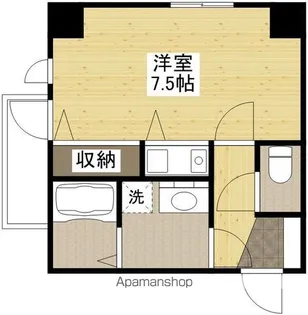 リバーフロント上大須賀【4階】の間取り