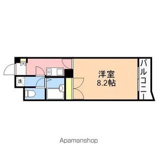 ラ・リヴィエール【2階】の間取り