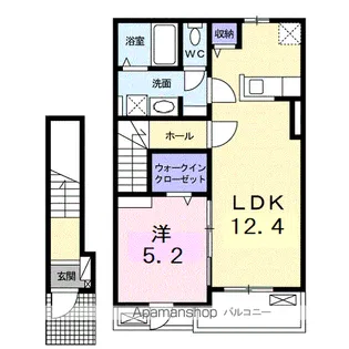 レジデンス希望【2階】の間取り