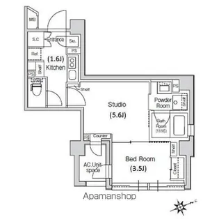 スタイリオ元住吉Ⅱ【2階】の間取り