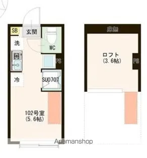 東京都練馬区早宮1丁目【アパート】の間取り