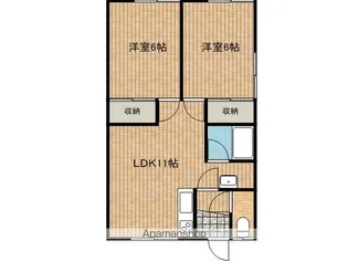 RENO−FINE本通Ⅰ【202号室】の間取り