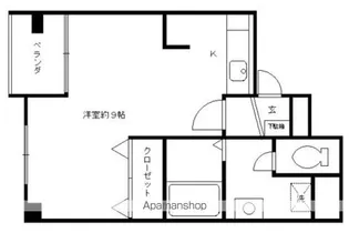 京都友禅文化会館【510号室】の間取り