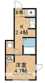 シバリーヒルズ【1階】の間取り