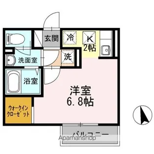 アヴニール【102号室】の間取り