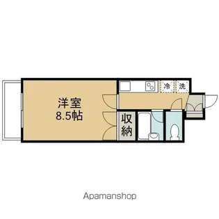 いとう仙【8階】の間取り