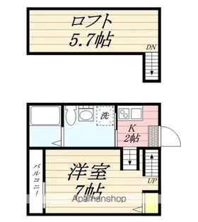 ハーミテージ吉塚【2階】の間取り