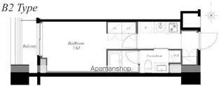 MINAMIAZABU NORTH【604号室号室】の間取り