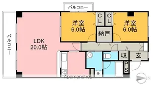 RAFFINE【8階】の間取り