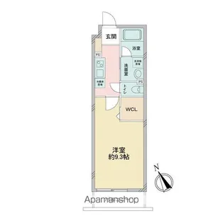 レオ四拾八番館【4階】の間取り