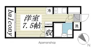 メゾン・ド・セヴェールNO.2【504号室】の間取り