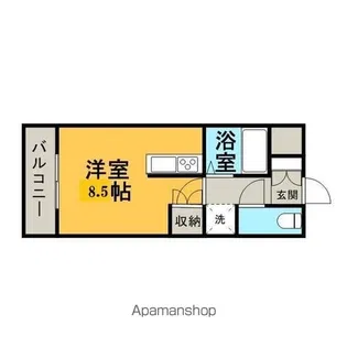 アンジェリーⅠ【102号室】の間取り