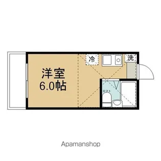 ハッピーパレス越野【2階】の間取り