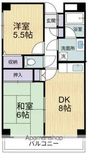 アーデルサンアイ【1階】の間取り