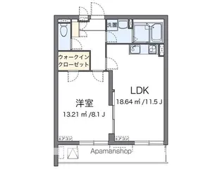 クレイノリベーラ【304号室】の間取り