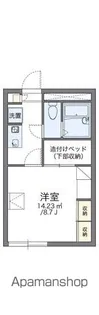 レオパレスPAO A【102号室】の間取り