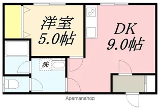 コーポ岡村【205号室】の間取り