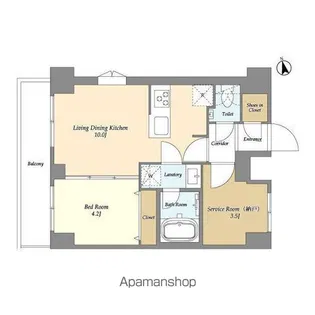AUGUSTA RESIDENCE大森【7階】の間取り