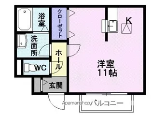コータ・コートM【102号室】の間取り