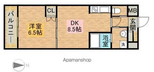 コアレジデンス【10階】の間取り