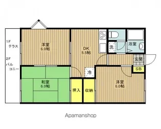グランハイム大塚 A棟【101号室号室】の間取り