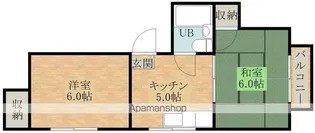 グレース加守【302号室】の間取り