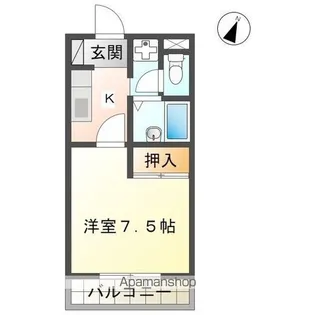 ハイツ・ユウリ【2階】の間取り